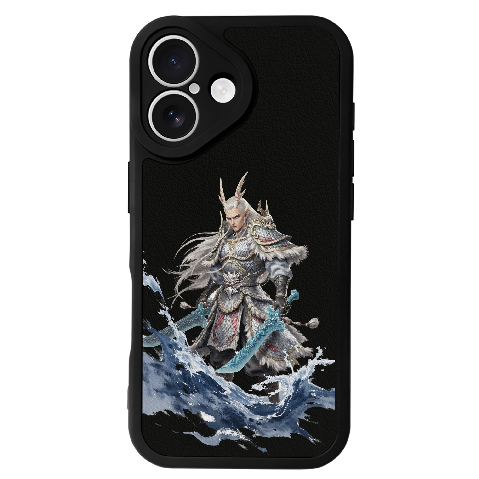 （画像用） Ne Zha 2 ナタ 魔童の大暴れ 【iPhone 16シリーズ対応】シリコンスマホケース（レザー調） 材質：シリコン